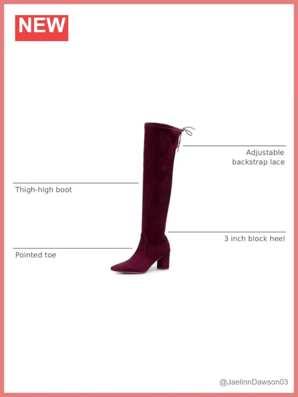 Women's OverKnee Stretchy Boot Pointed Toe Thigh-High Fashion Boot